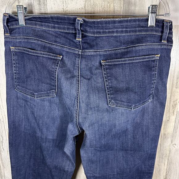 Eileen Fisher Dark Wash Straight Leg Jeans – Size 12 – MSRP $188 - Picture 5 of 8